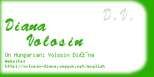 diana volosin business card